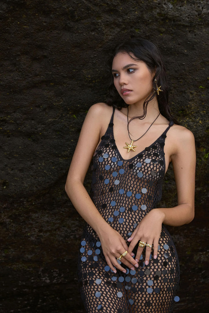 MOUNTAIN & MOON Womens Atlas Necklace - Gold Pearl, WOMENS JEWELLERY, Mountain & Moon, Elwood 101