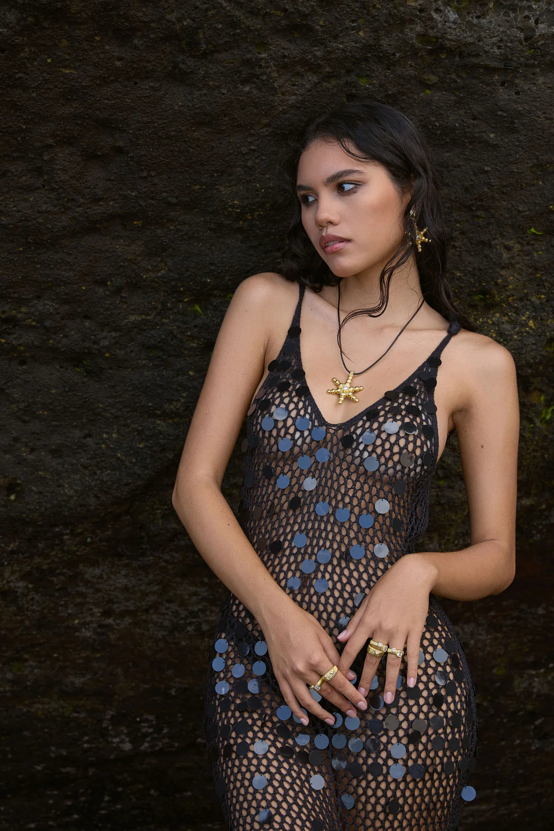 MOUNTAIN & MOON Womens Atlas Necklace - Gold Pearl, WOMENS JEWELLERY, Mountain & Moon, Elwood 101