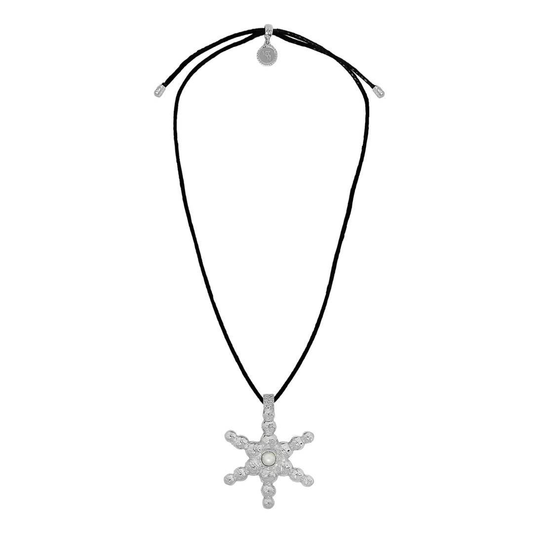 MOUNTAIN & MOON Womens Atlas Necklace - Silver Pearl, WOMENS JEWELLERY, Mountain & Moon, Elwood 101