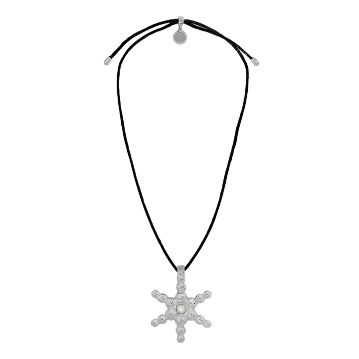 MOUNTAIN & MOON Womens Atlas Necklace - Silver Pearl, WOMENS JEWELLERY, Mountain & Moon, Elwood 101