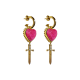 MOUNTAIN & MOON Womens Juliet Earrings - Ruby, WOMENS JEWELLERY, Mountain & Moon, Elwood 101