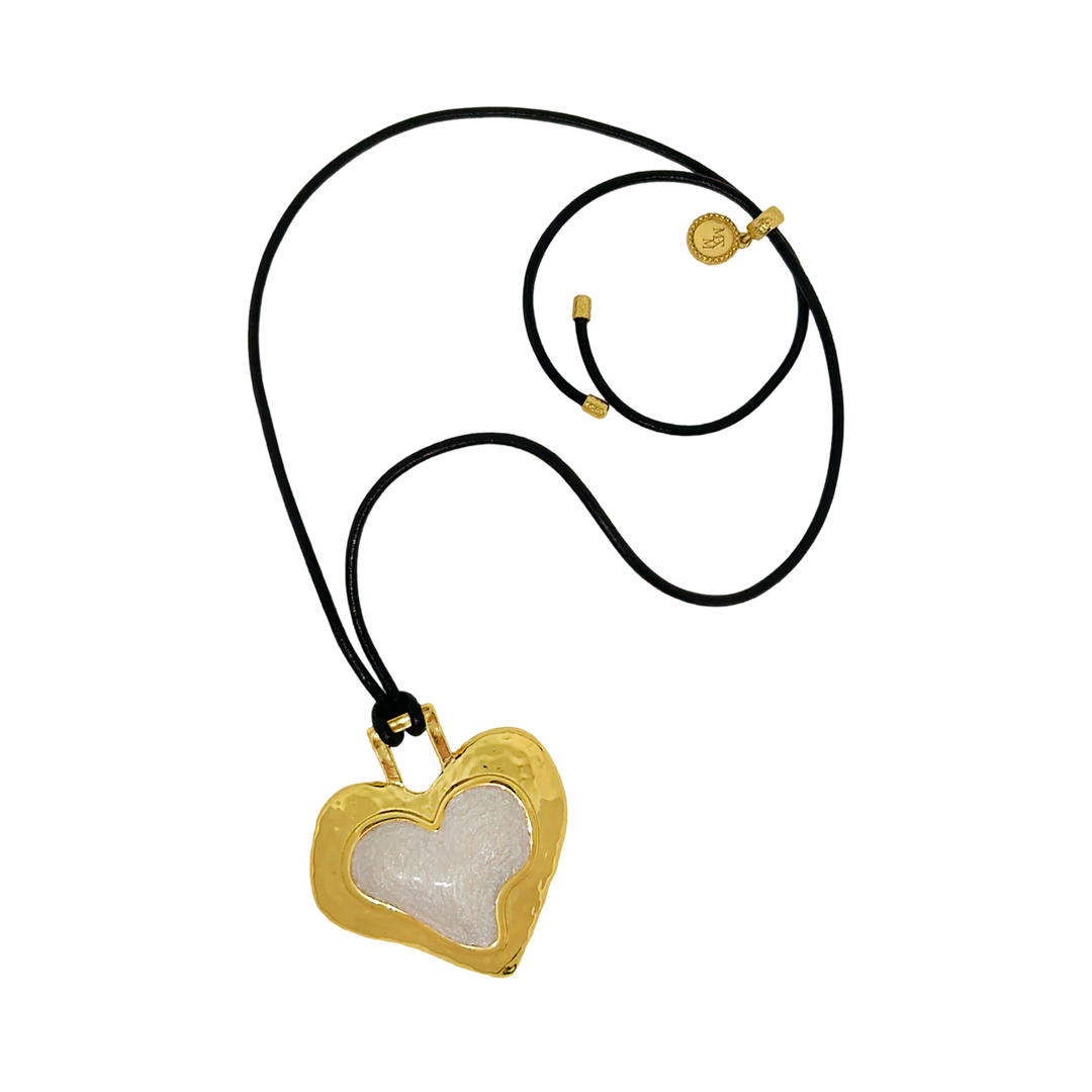 MOUNTAIN & MOON Womens Olympia Necklace - Gold Pearl, WOMENS JEWELLERY, Mountain & Moon, Elwood 101