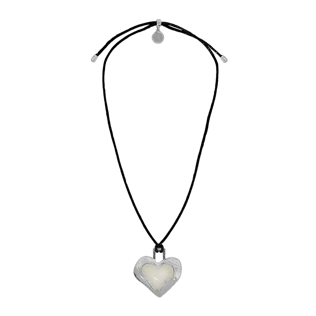 MOUNTAIN & MOON Womens Olympia Necklace - Silver Pearl, WOMENS JEWELLERY, Mountain & Moon, Elwood 101