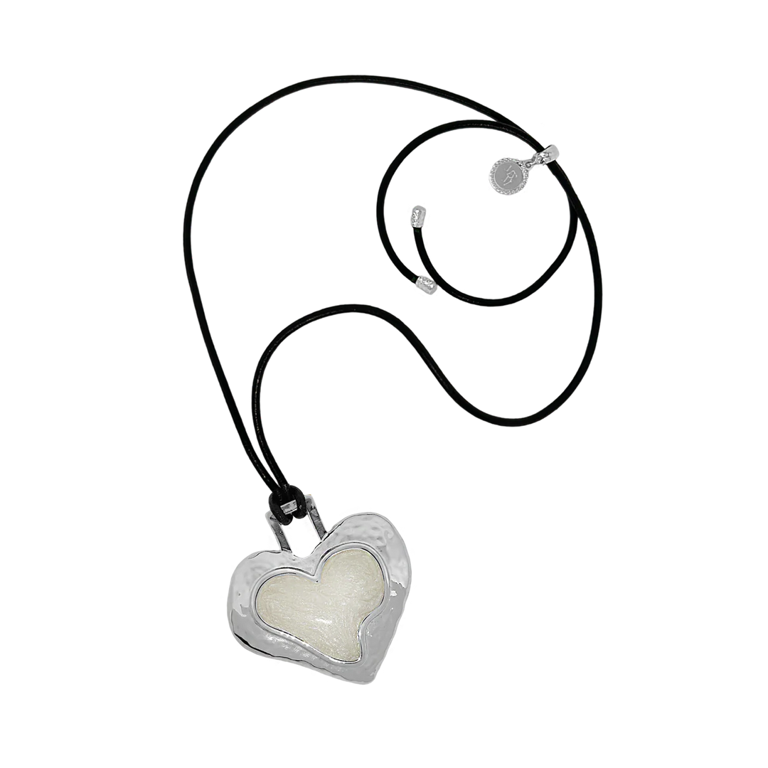 MOUNTAIN & MOON Womens Olympia Necklace - Silver Pearl, WOMENS JEWELLERY, Mountain & Moon, Elwood 101