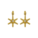 MOUNTAIN & MOON Womens Thea Earrings - Gold Pearl