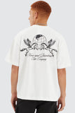 NENA & PASADENA Mens Company Street Tee Shirt - Natural White, MENS TEE SHIRTS, NENA PASADENA, Elwood 101
