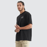 NENA & PASADENA Mens Bouncer Heavy Box Fit Tee - Jet Black, MENS TEE SHIRTS, NENA PASADENA, Elwood 101