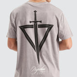 NENA & PASADENA Mens Dagger Cape Back Tee Shirt - Pigment Alloy, MENS TEE SHIRTS, NENA PASADENA, Elwood 101