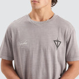 NENA & PASADENA Mens Dagger Cape Back Tee Shirt - Pigment Alloy, MENS TEE SHIRTS, NENA PASADENA, Elwood 101