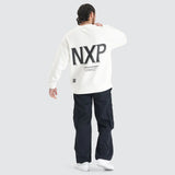 NENA & PASADENA Mens Federation Heavy Relaxed Sweater - Natural White, MENS KNITS & SWEATERS, NENA PASADENA, Elwood 101