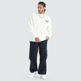 NENA & PASADENA Mens Federation Heavy Relaxed Sweater - Natural White, MENS KNITS & SWEATERS, NENA PASADENA, Elwood 101