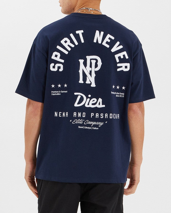NENA & PASADENA Mens Legacy Tee Shirt - Navy Blue, MENS TEE SHIRTS, NENA PASADENA, Elwood 101