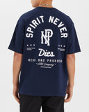 NENA & PASADENA Mens Legacy Tee Shirt - Navy Blue, MENS TEE SHIRTS, NENA PASADENA, Elwood 101