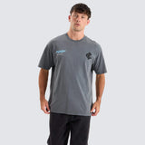 NENA & PASADENA  AFL Mens Carlton Blues AFL Box Fit Tee - Pigment Charcoal, MENS TEE SHIRTS, NENA PASADENA, Elwood 101