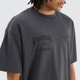 NENA & PASADENA  AFL Mens Essendon Bombers Raptor Tee Shirt - Asphalt, MENS TEE SHIRTS, NENA PASADENA, Elwood 101