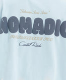 NOMADIC PARADISE Mens Radio Street Tee Baby Blue, MENS TEE SHIRTS, NOMADIC PARADISE, Elwood 101