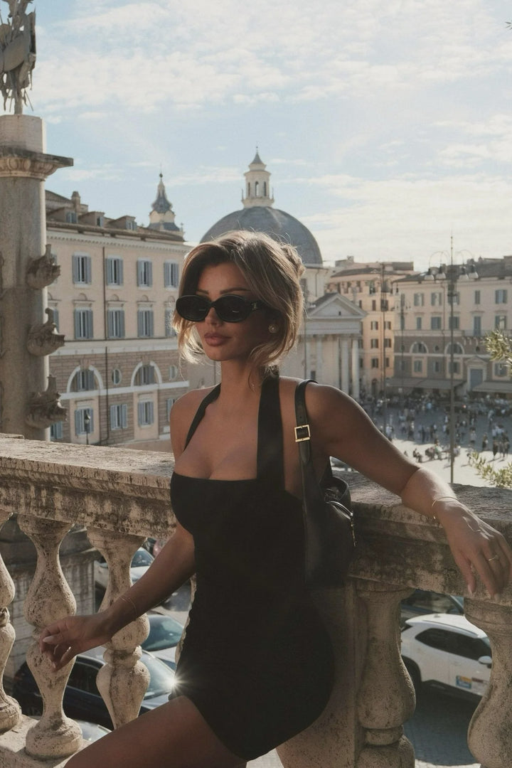 NOOKIE Womens Boulevard Mini Dress in Black