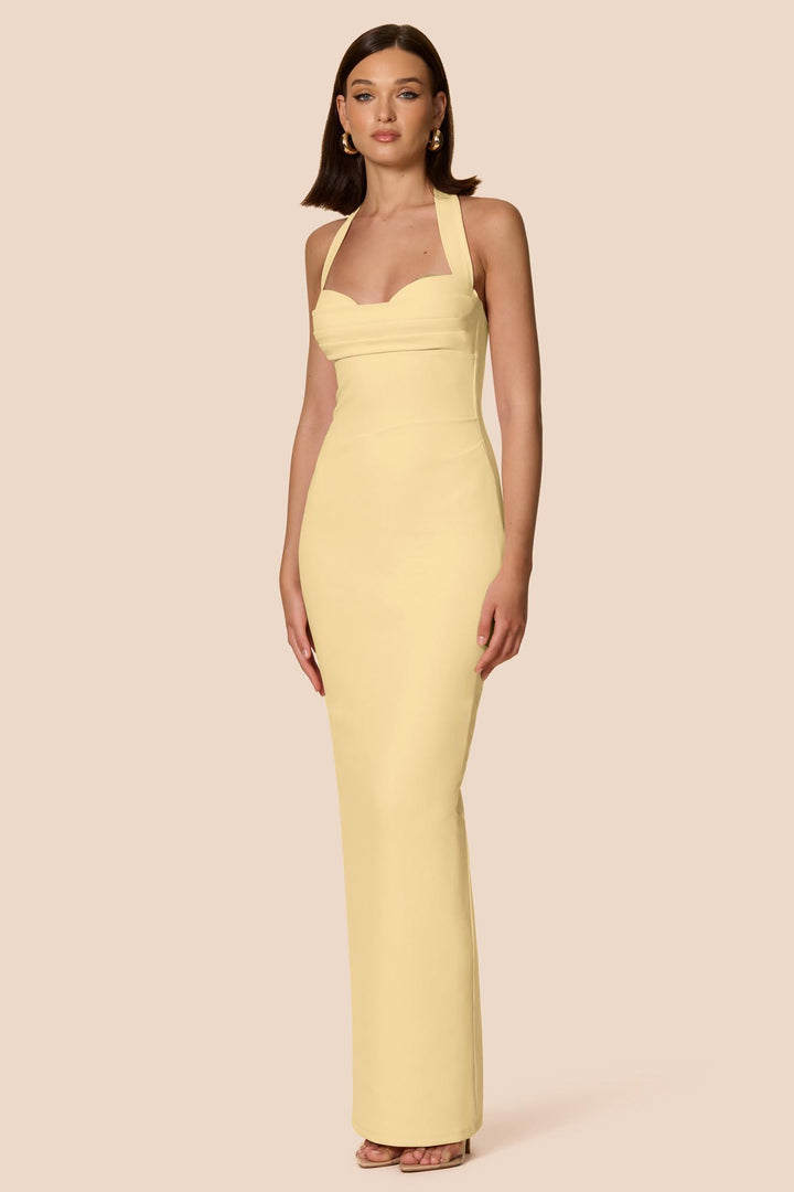 NOOKIE Womens Lottie Gown in Butter, WOMENS DRESSES, NOOKIE, Elwood 101