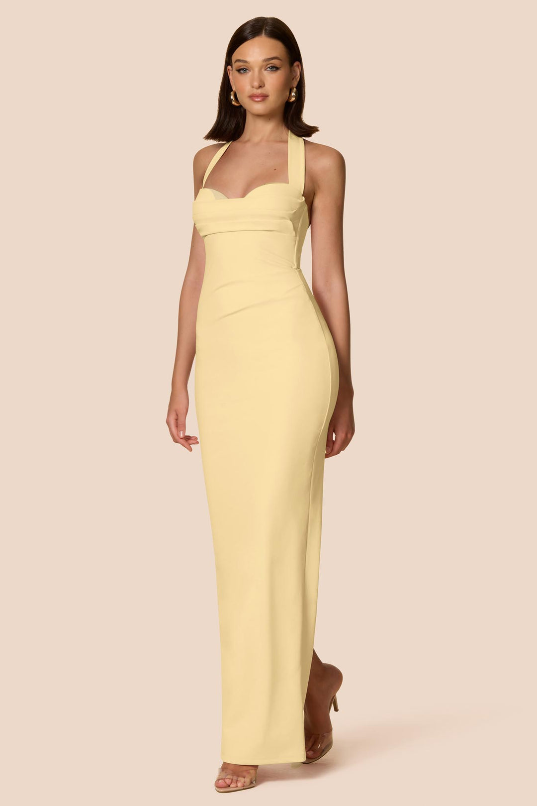 NOOKIE Womens Lottie Gown in Butter, WOMENS DRESSES, NOOKIE, Elwood 101