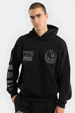 NXP x AFL Collingwood Magpies Mono Hoodie - Jet Black, MENS HOODIES, NENA PASADENA, Elwood 101