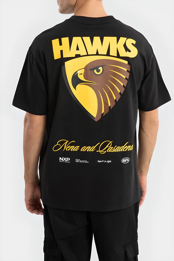 NXP x AFL Hawthorn Hawks Season Tee Jet Black