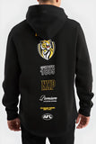 NXP x AFL Richmond Tigers Spine Hoodie - Jet Black, MENS HOODIES, NENA PASADENA, Elwood 101