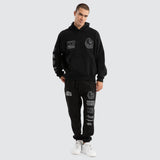 NXP x AFL Collingwood Magpies Mono Hoodie - Jet Black, MENS HOODIES, NENA PASADENA, Elwood 101