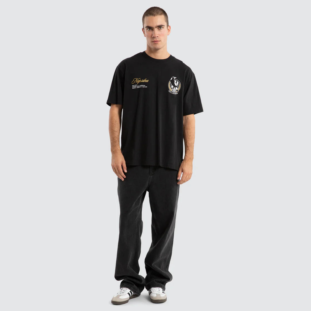 NXP x AFL Collingwood Magpies Season Tee Jet Black