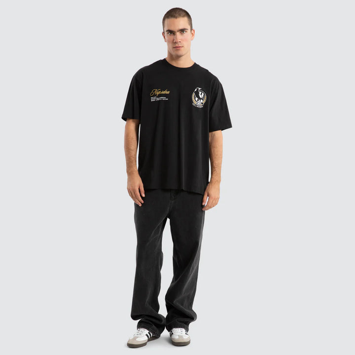 NXP x AFL Collingwood Magpies Season Tee Jet Black