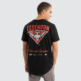 NXP x AFL Essendon Bombers Prime Tee - Jet Black, MENS TEE SHIRTS, NENA PASADENA, Elwood 101