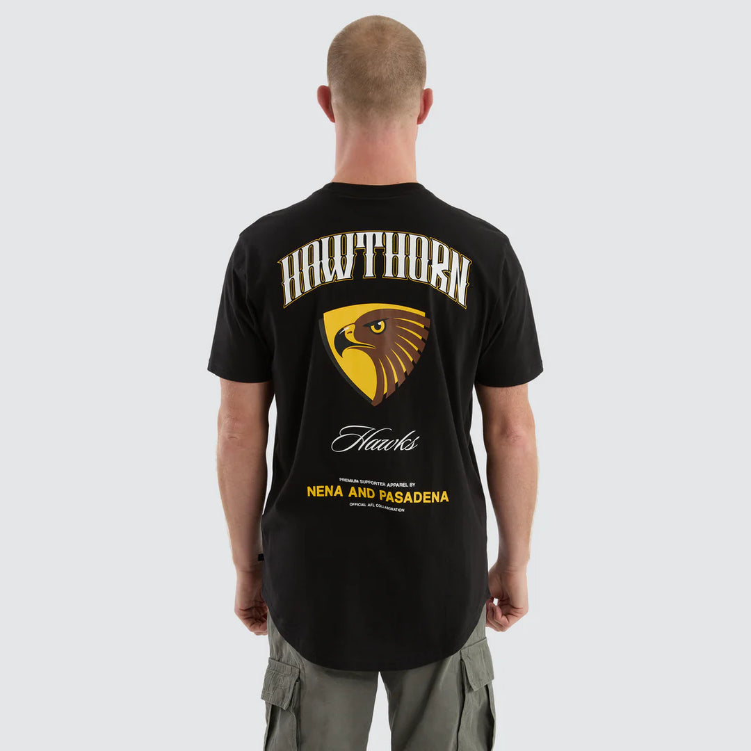 NXP x AFL Hawthorn Hawks Legend Tee Jet Black