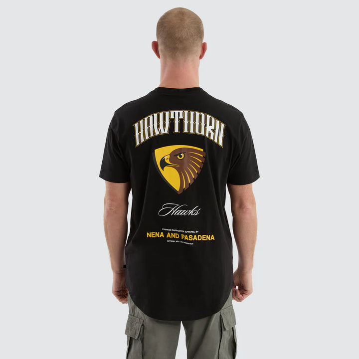 NXP x AFL Hawthorn Hawks Legend Tee Jet Black