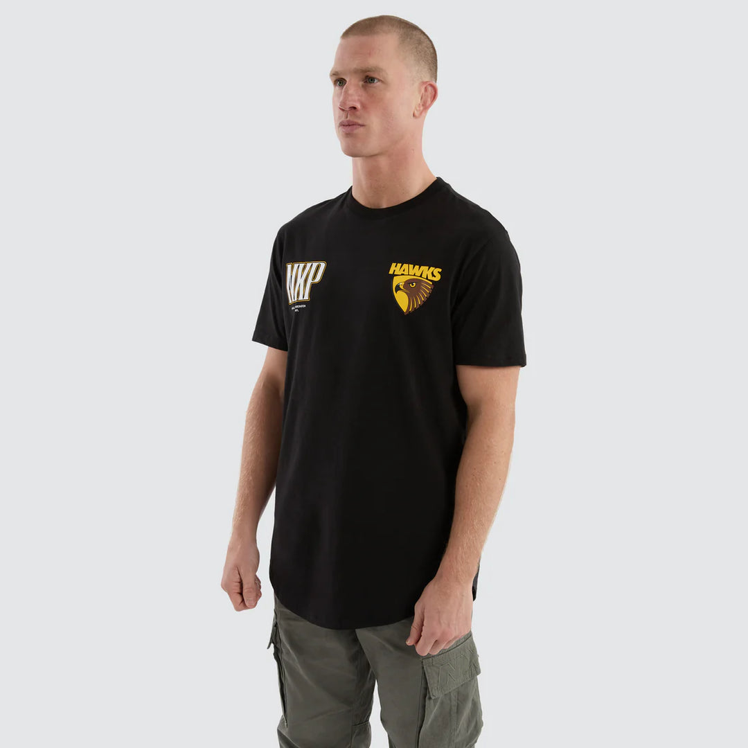 NXP x AFL Hawthorn Hawks Legend Tee Jet Black