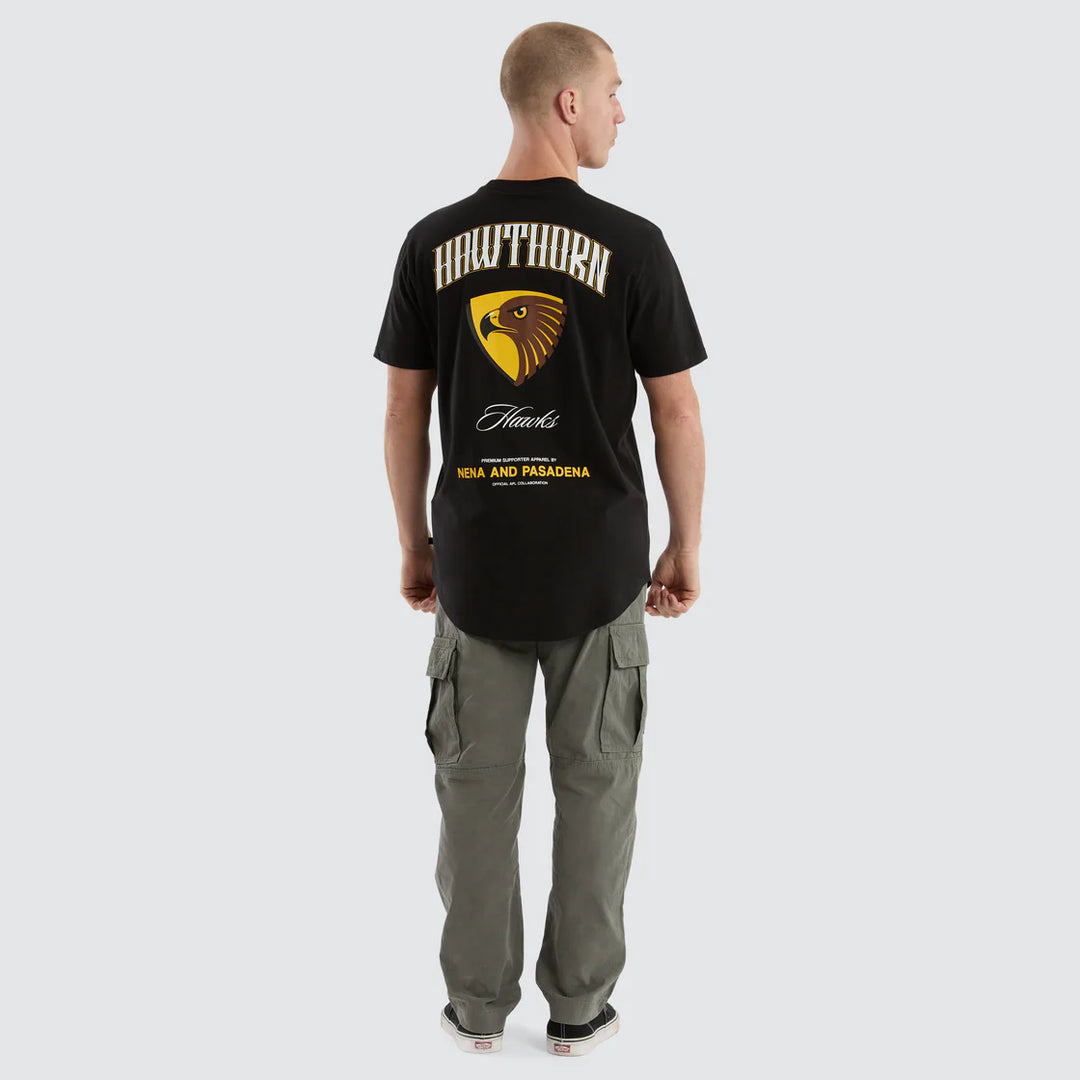 NXP x AFL Hawthorn Hawks Legend Tee Jet Black