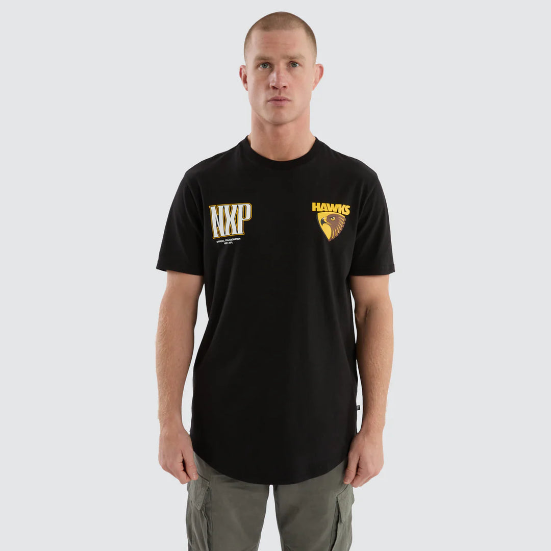 NXP x AFL Hawthorn Hawks Legend Tee Jet Black