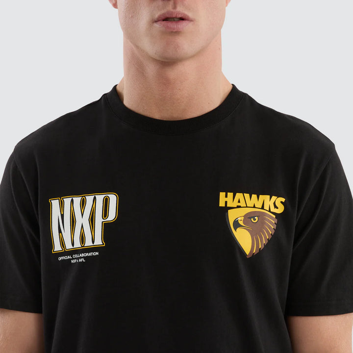 NXP x AFL Hawthorn Hawks Legend Tee Jet Black