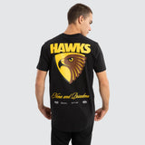 NXP x AFL Hawthorn Hawks Prime Tee - Jet Black, MENS TEE SHIRTS, NENA PASADENA, Elwood 101