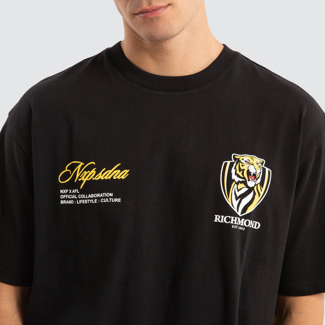 NXP x AFL Richmond Tigers Season Tee Jet Black