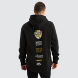 NXP x AFL Richmond Tigers Spine Hoodie - Jet Black, MENS HOODIES, NENA PASADENA, Elwood 101