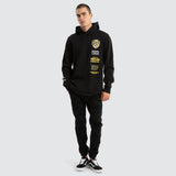 NXP x AFL Richmond Tigers Spine Hoodie - Jet Black, MENS HOODIES, NENA PASADENA, Elwood 101