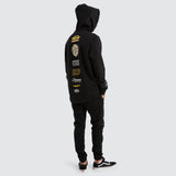 NXP x AFL Richmond Tigers Spine Hoodie - Jet Black, MENS HOODIES, NENA PASADENA, Elwood 101