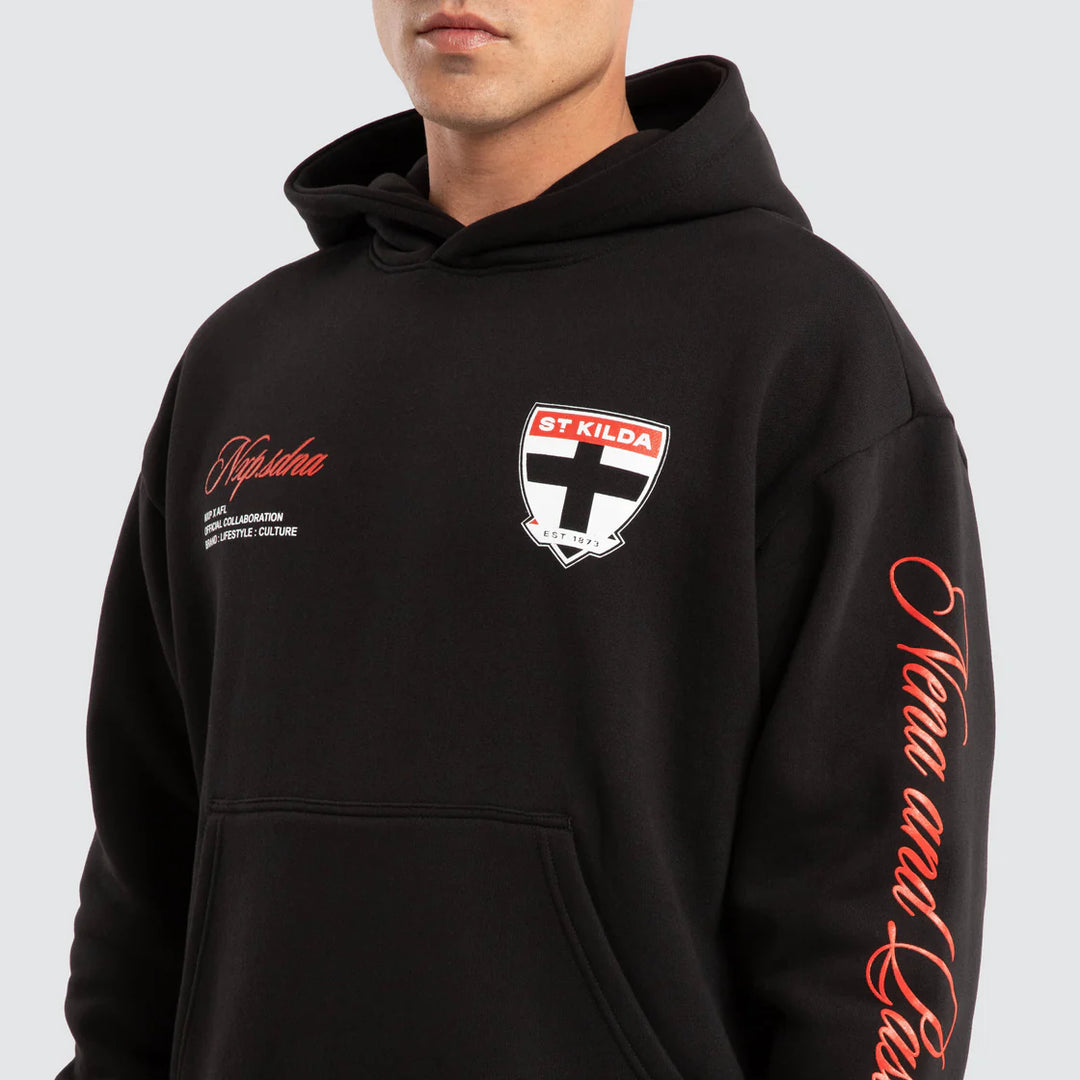 NXP x AFL St Kilda Saints Season Hoodie Jet Black