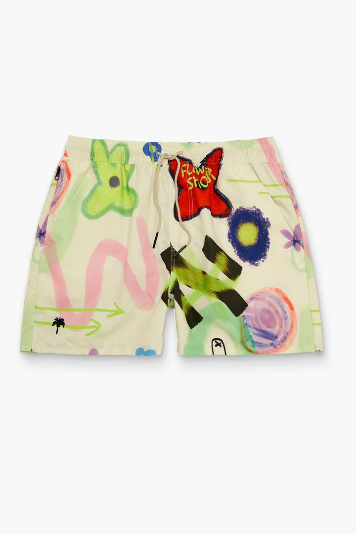 OAS Mens Flower Shop Swim Shorts
