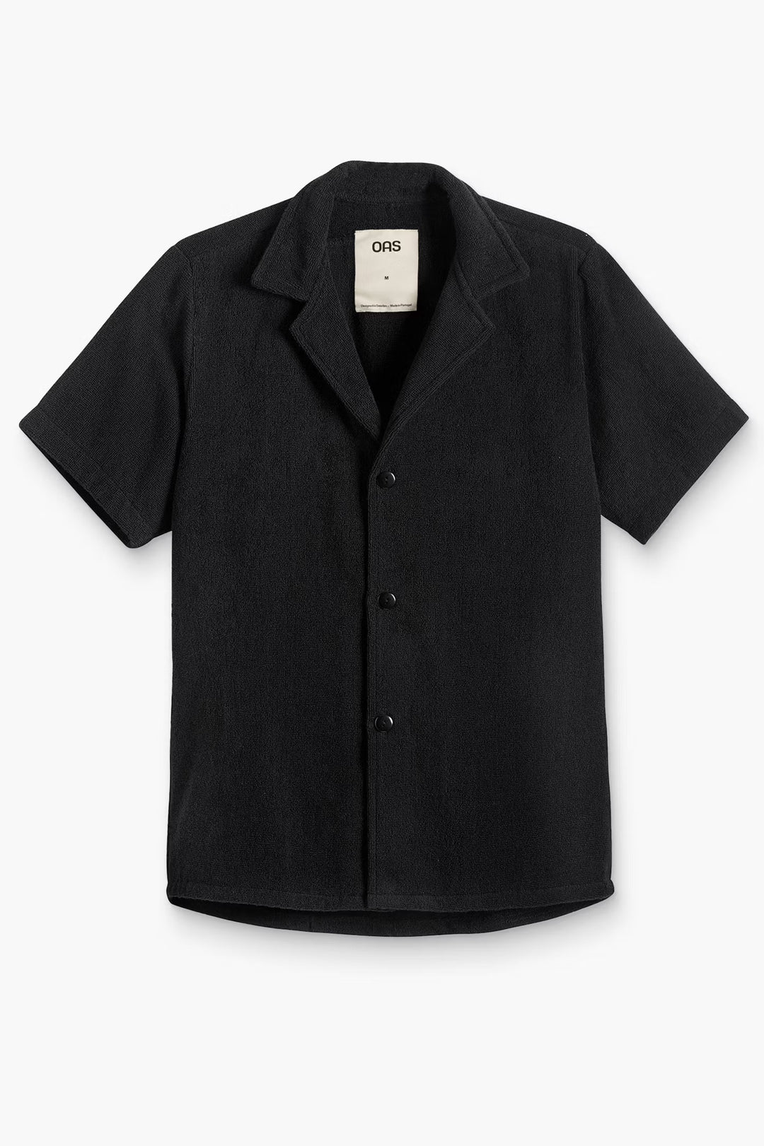 OAS Mens Cuba Terry Shirt in Black