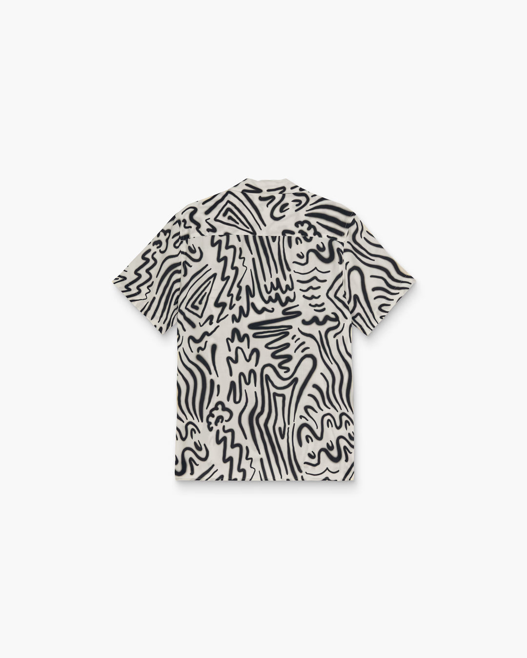 OAS Mens Aerosol Viscose Shirt in White & Black