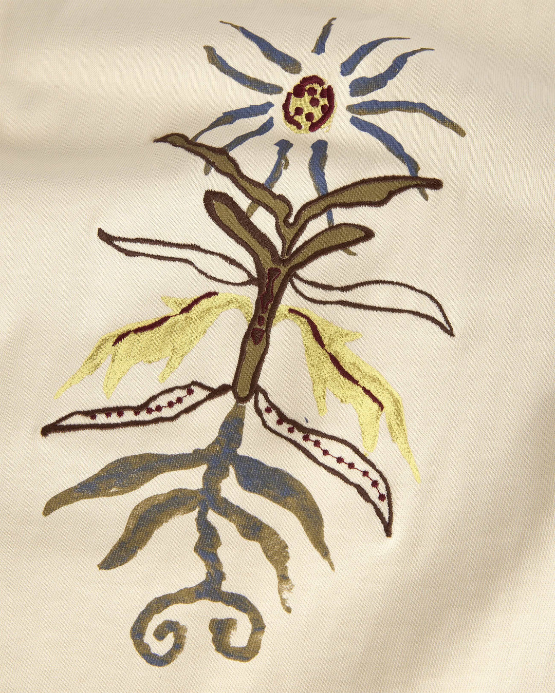 OAS Company Mens Lunara Ovi T-shirt in Off White
