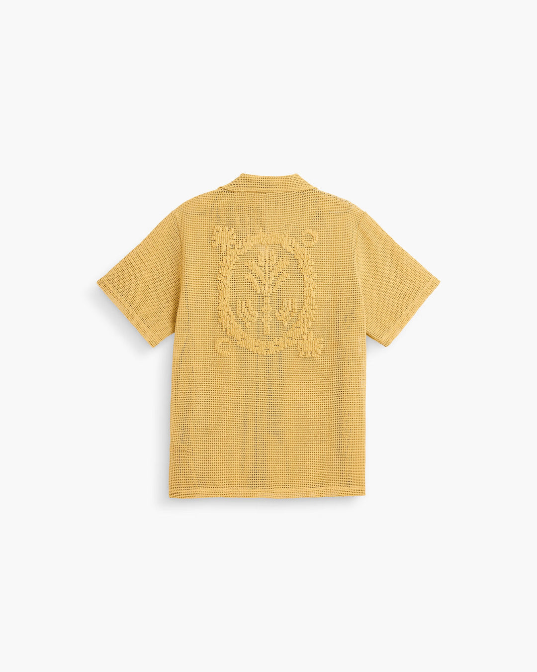 OAS Company Mens Terra Cuba Shirt in Mustard Yellow