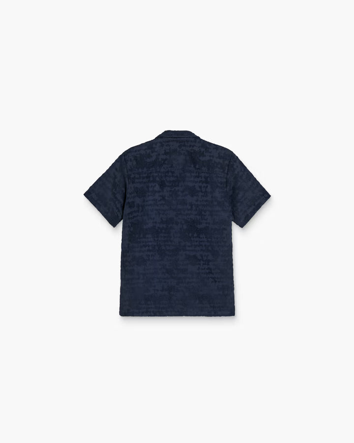 OAS Mens Night Lagoon Terry Shirt in Navy, MENS SHIRTS, OAS, Elwood 101