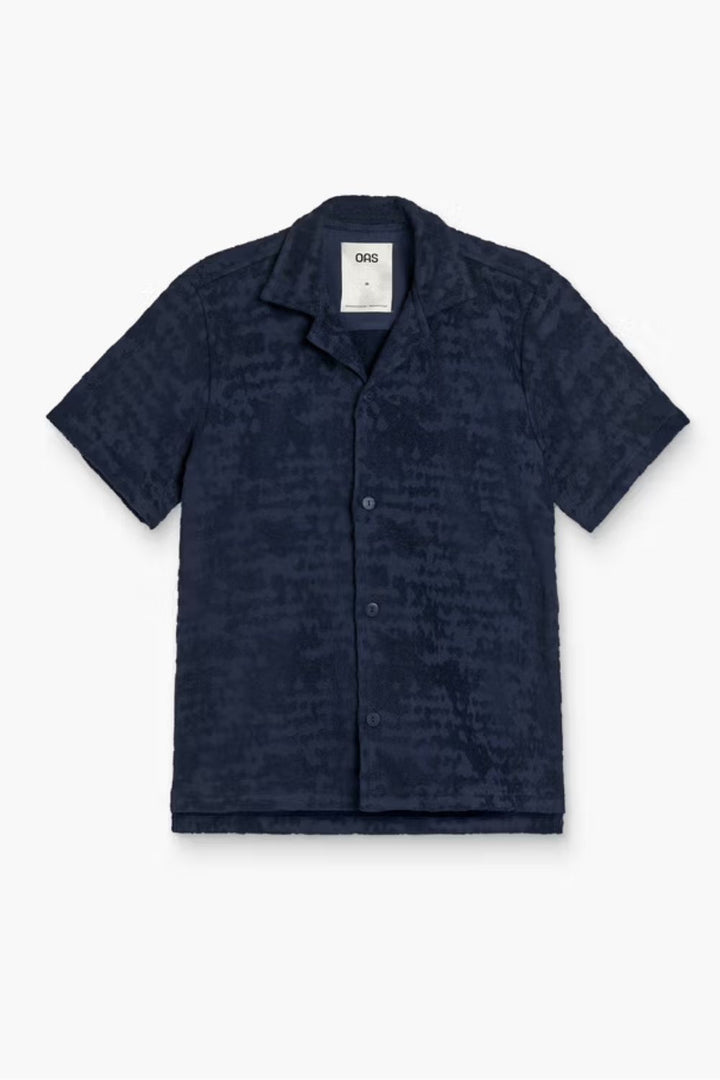 OAS Mens Night Lagoon Terry Shirt in Navy, MENS SHIRTS, OAS, Elwood 101