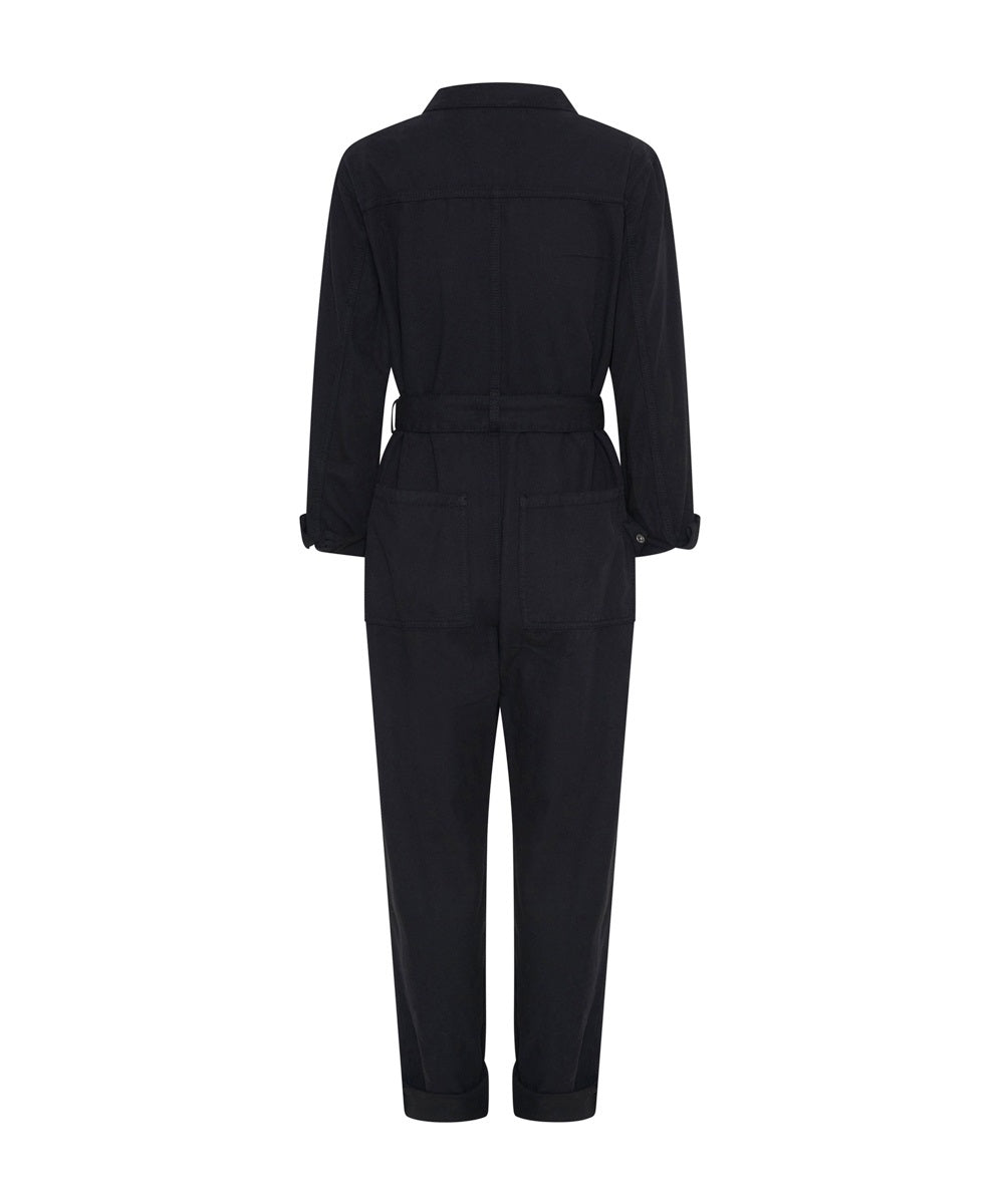 ONE TEASPOON Womens Black Claudia Overall, WOMENS JUMPSUITS & OVERALLS, OneTeaspoon, Elwood 101